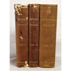 Catalogue of the Snakes in the British Museum.  (3 volumes)